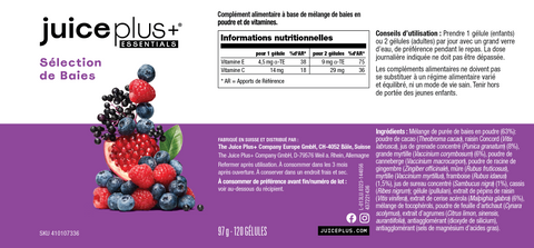 Obst-, Gemüse- & Beerenauslese Kapseln
