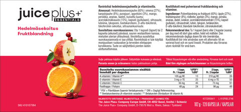 Obst-, Gemüse- und Beerenmischung Kapseln