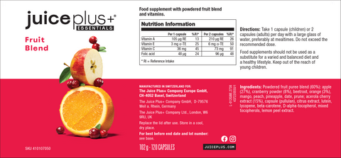Obst-, Gemüse-, Beeren- & Omega+-Mischung Kapseln