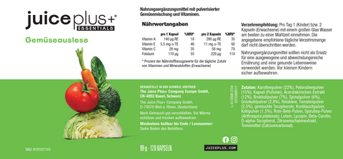 Obst- & Gemüseauslese Kapseln (Healthy Starts 13+)