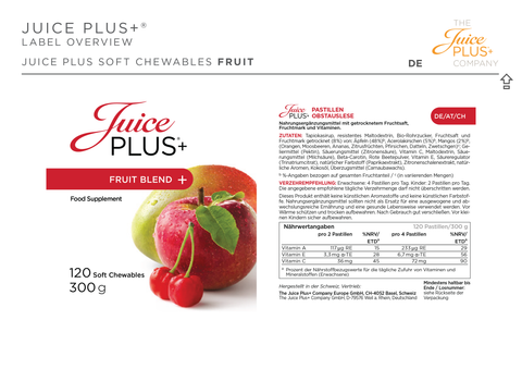 Obst- & Gemüseauslese Pastillen (Healthy Starts 4-12)