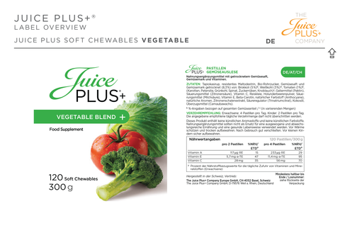 Fruit & Vegetable Blend Chewables (Healthy Starts 4-12)